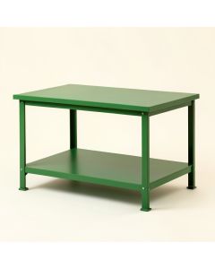Fern Crest Empty Workshop Workbench - Green (synthetic illustration; no displayed measurements)
