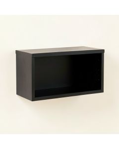 Heath Brook Wall-Mounted Shelf - Black (synthetic illustration; no displayed measurements)