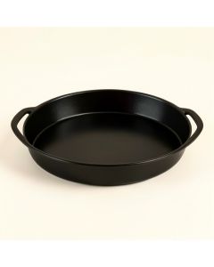 Oak Crossing Serving Tray - Black (synthetic illustration; no displayed measurements)