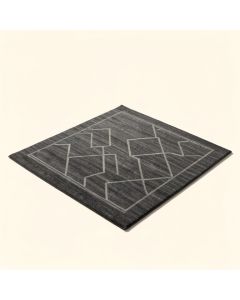 Babich Geometric Shag Dark Gray Area Rug (synthetic illustration; no displayed measurements)