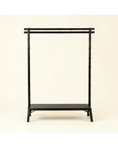 Sage Arc Empty Garment Rack - Black (synthetic illustration; no displayed measurements)