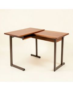 Aracelli L-Shaped Writing Desk With Hutch (synthetic illustration; no displayed measurements)