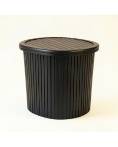 Pine Crest Laundry Hamper - Black (synthetic illustration; no displayed measurements)