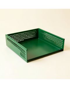 Fern Fold Empty Under-Desk Cable Tray - Green (synthetic illustration; no displayed measurements)