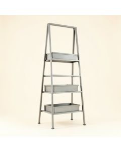 Oak Canyon Empty Vertical Garden Frame - Gray (synthetic illustration; no displayed measurements)