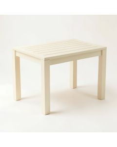 Ridge Arc Patio Table - Cream (synthetic illustration; no displayed measurements)