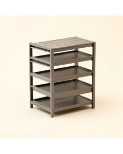 Rebrilliant 12 Pair Stackable Shoe Rack (synthetic illustration; no displayed measurements)