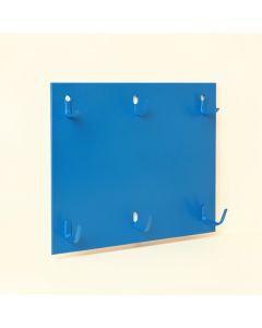 Cove Brook Empty Wall-Mounted Tool Organizer Panel - Blue (synthetic illustration; no displayed measurements)