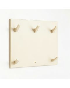 Heath Dell Empty Wall-Mounted Tool Organizer Panel - Cream (synthetic illustration; no displayed measurements)