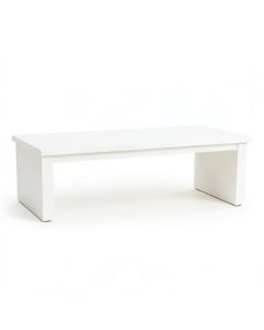 Summit Dale Desktop Monitor Riser - White (synthetic illustration; no displayed measurements)