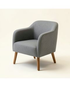 Eljah Mid-Century Side Chair In Gray (synthetic illustration; no displayed measurements)