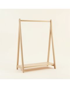 Summit Brook Empty Garment Rack - Beige (synthetic illustration; no displayed measurements)