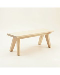 Birch Falls Indoor Bench - Ivory (synthetic illustration; no displayed measurements)