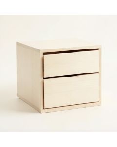 Elm Bend Small-Parts Storage Drawer Cabinet - Ivory (synthetic illustration; no displayed measurements)