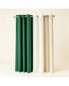 Jashon Solid Semi-Sheer Grommet Curtain Panels (synthetic illustration; no displayed measurements)