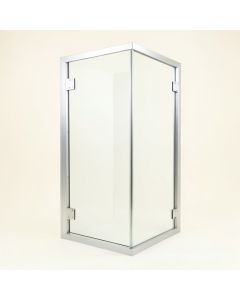 34 '' W X 58 '' H Frameless Tub Door (synthetic illustration; no displayed measurements)