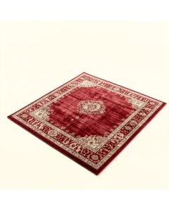 Kingston Seymour Power Loom Red/Beige Rug (synthetic illustration; no displayed measurements)