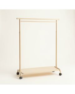 Shore Bend Empty Garment Rack - Beige (synthetic illustration; no displayed measurements)
