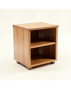 Abigail Solid Wood End Table With Storage (synthetic illustration; no displayed measurements)