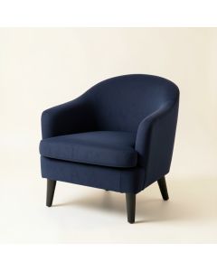 Harbor Crossing Upholstered Armchair - Navy (synthetic illustration; no displayed measurements)