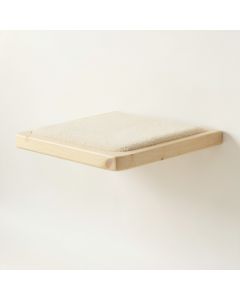 Oak Dell Wall-Mounted Cat Perch - Cream (synthetic illustration; no displayed measurements)