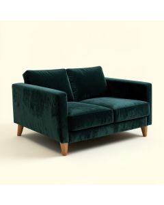 Adela 84.5 '' Velvet Square Arm Sofa (synthetic illustration; no displayed measurements)