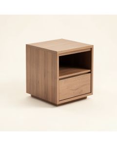 Sila End Table With Storage (synthetic illustration; no displayed measurements)