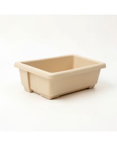 Wren Bridge Empty Railing Planter With Integral Brackets - Beige (synthetic illustration; no displayed measurements)