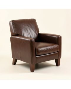 Elda Leather Arm Chair (synthetic illustration; no displayed measurements)