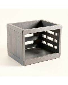 Field Bridge Empty Furniture-Style Pet Crate - Gray (synthetic illustration; no displayed measurements)