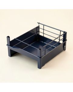 Spruce Crossing Empty Under-Desk Cable Tray - Navy (synthetic illustration; no displayed measurements)