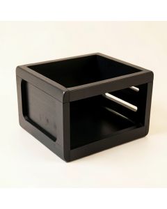 Cedar Canyon Empty Furniture-Style Pet Crate - Black (synthetic illustration; no displayed measurements)