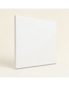 Riverbank 19.63 '' X 19.63 '' 3D Wall Panel In White (synthetic illustration; no displayed measurements)