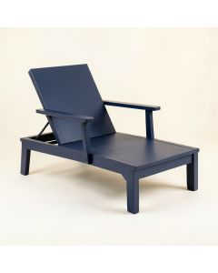 Sage Branch Outdoor Lounge Chair - Navy (synthetic illustration; no displayed measurements)