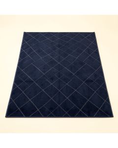 Holly Brook Rectangular Area Rug - Navy (synthetic illustration; no displayed measurements)
