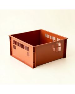Bay Crossing Empty Furniture-Style Pet Crate - Terracotta (synthetic illustration; no displayed measurements)