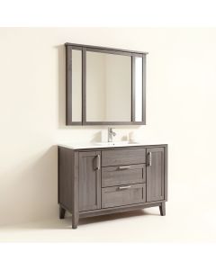 Asbury 24 '' Wall-Mounted Single Bathroom Vanity Set (synthetic illustration; no displayed measurements)