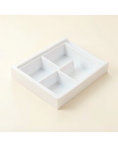 Hazel Bend Empty Pantry Drawer Organizer Insert - White (synthetic illustration; no displayed measurements)