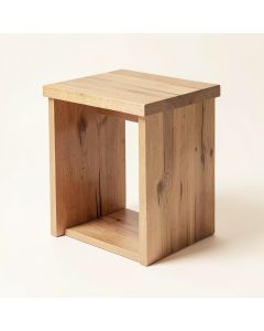 Shutt Teak End Table (synthetic illustration; no displayed measurements)