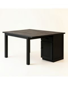 Clay Brook Empty Workshop Workbench - Black (synthetic illustration; no displayed measurements)