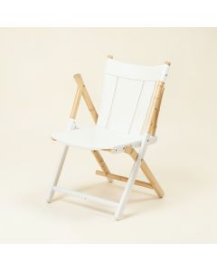 Dawn Arc Folding Outdoor Chair (synthetic illustration; no displayed measurements)