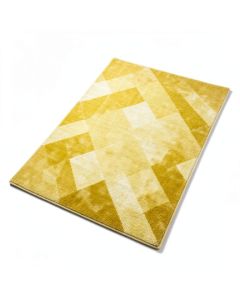 Classic Geometric Ombre Yellow Area Rug (synthetic illustration; no displayed measurements)