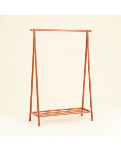 Clay Crest Empty Garment Rack - Terracotta (synthetic illustration; no displayed measurements)