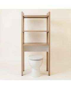 Valeria 23.6 '' W X 66 '' H X 7.8 '' D Over-The-Toilet Storage (synthetic illustration; no displayed measurements)
