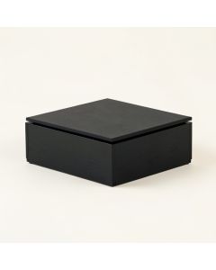 Vale Crossing Desktop Monitor Riser - Black (synthetic illustration; no displayed measurements)