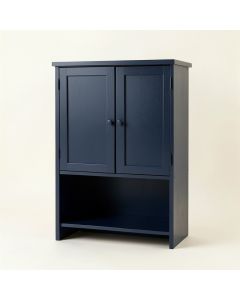 Summit Brook Wall-Mounted Laundry Cabinet - Navy (synthetic illustration; no displayed measurements)