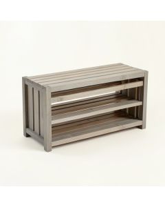 River Dale Shoe Storage Bench - Gray (synthetic illustration; no displayed measurements)