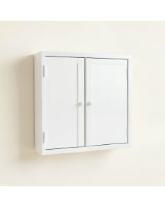 Linden Arc Wall-Mounted Entry Cabinet (synthetic illustration; no displayed measurements)
