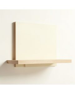 Ash Canyon Wall-Mounted Shelf - Cream (synthetic illustration; no displayed measurements)