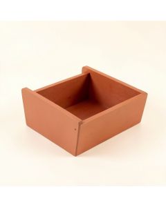 Flint Arc Low Toy Storage Unit - Terracotta (synthetic illustration; no displayed measurements)